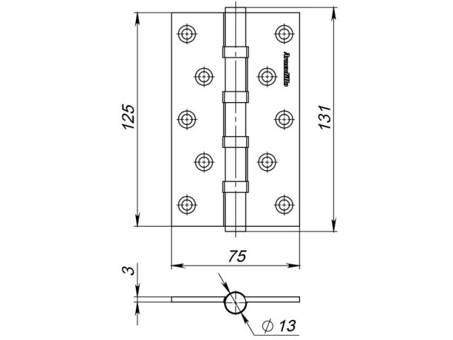 Купить дверную петлю СЕРИЯ 500-С5 в Минске