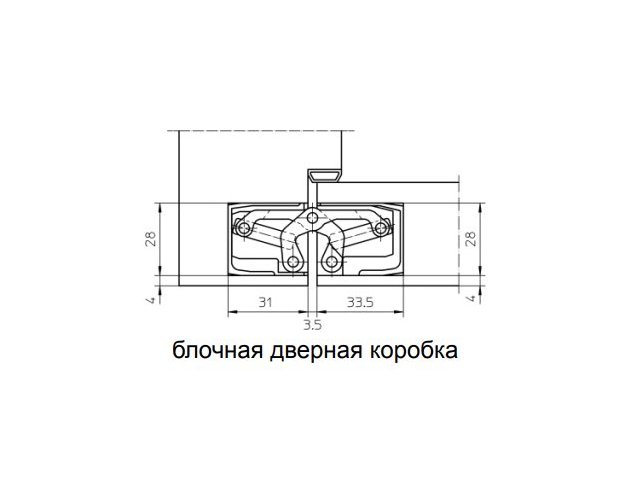 Купить дверную петлю TECTUS TE 340 3D ДО 80 КГ в Минске