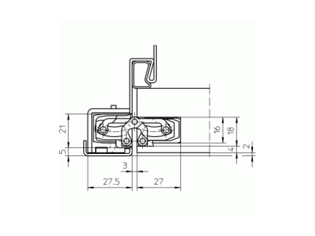 Купить дверную петлю TECTUS TE 240 3D ДО 60 КГ в Минске