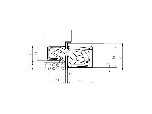 Купить дверную петлю TECTUS TE 311 3D FVZ44 ДО 60 КГ в Минске