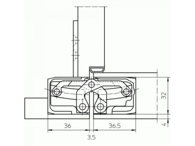 Купить дверную петлю TECTUS TE 540 3D ДО 120 КГ в Минске