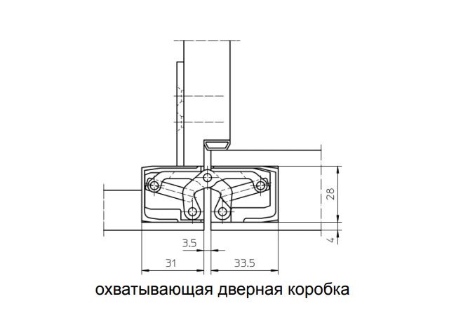 Купить дверную петлю TECTUS TE 340 3D ДО 80 КГ в Минске