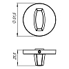 Фото ФИКСАТОР WC-BOLT BK6 URS 