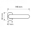Фото дверной ручки модель BRILLIANT от LINEA CALI
