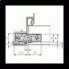 Купить дверную петлю TECTUS TE 240 3D ДО 60 КГ в Минске