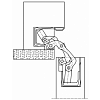 Купить дверную петлю TECTUS TE 541 FVZ 3D ДО 100 КГ в Минске