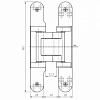 Купить дверную петлю TECTUS TE 541 FVZ 3D ДО 100 КГ в Минске