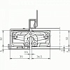Купить дверную петлю TECTUS TE 540 3D ДО 120 КГ в Минске