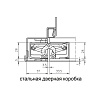 Купить дверную петлю TECTUS TE 340 3D ДО 80 КГ в Минске