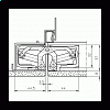 Купить дверную петлю TECTUS TE 540 3D A8 ДО 100 КГ в Минске