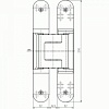 Купить дверную петлю TECTUS TE 540 3D ДО 120 КГ в Минске