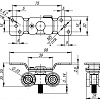 Фото раздвижной системы модель Комплект роликов для раздвижных дверей DIY COMFORT 60/4 KIT от ARMADILLO