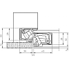 Купить дверную петлю TECTUS TE 541 FVZ 3D ДО 100 КГ в Минске