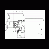 Купить дверную петлю TECTUS TE 680 3D ДО 160 КГ в Минске