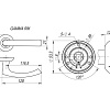 Фото дверной ручки модель GAMMA от FUARO
