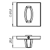 Фото ФИКСАТОР WC-BOLT BK6 USS 