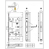 Фото дверной защёлки модель TOUCH WC В06502.50 от AGB