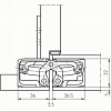 Купить дверную петлю TECTUS TE 540 3D ДО 120 КГ в Минске