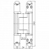 Купить дверную петлю TECTUS TE 640 3D A8 ДО 160 КГ в Минске