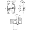Купить дверную петлю ARCHITECT 3D-ACH 60 ЛЕВ. в Минске